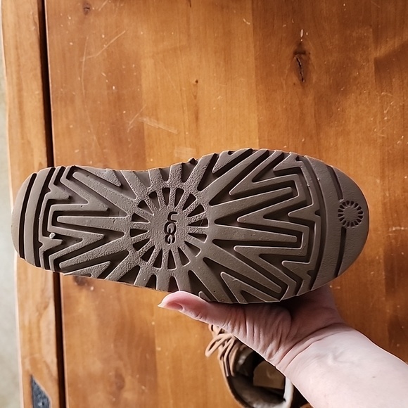 Lace up Uggs ankle boots chestnut sz 9 EU 40 - Picture 10 of 13